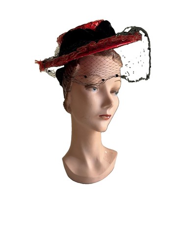 Vintage 1940s red tilt - vintage,