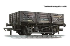 Bachmann 5 Plank BR Bauxite China Clay Open wagon *PRO WEATHERED LOOK*