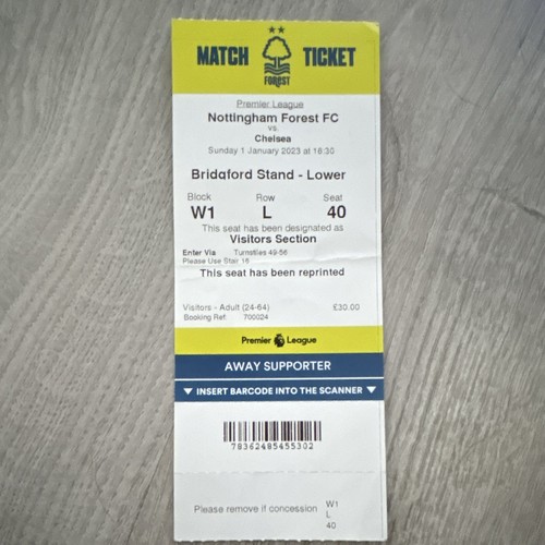 Nottingham forest chelsea - nottingham, v