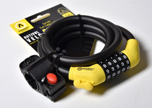 Combination lock coiled - lock, cable