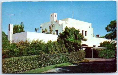 The old herbert hoover home - old,