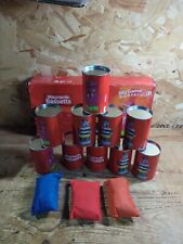 Vintage Maynards Bassetts Bertie Tin Can Alley Family Game Bowling Liquorice Box