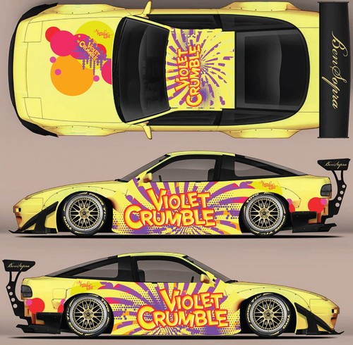 Car sticker set - rc, decal