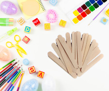 Wooden Lolly Wood Sticks Jumbo Sizes for Kids Art & Crafts Model Making (PK 100)