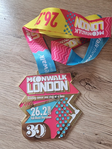 Moonwalk london 2026 medal - moonwalk,