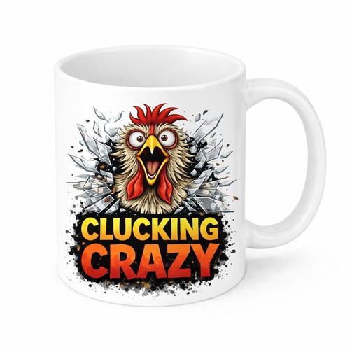 Chicken coffee mug brew - brew, crew