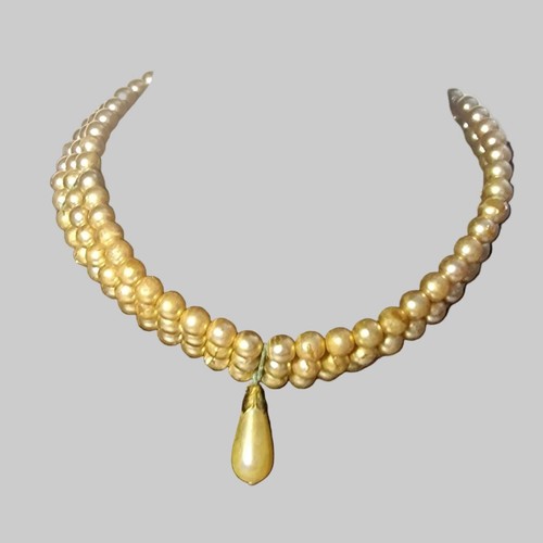 Vintage three strand pearl - vintage,