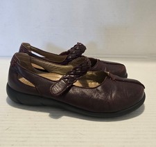 Hotter Shake Taupe Mary Jane Shoes Strap Summer Style UK Size 5.5 Brown