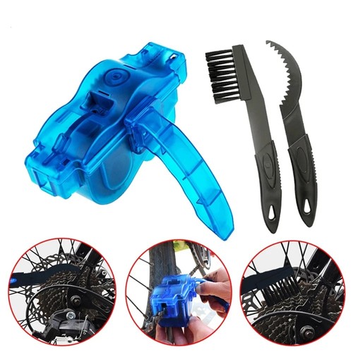 Chain brush wheel cleaning - chain,
