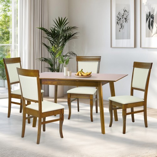 Wooden piece dining set - 7, 6