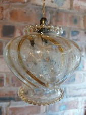 1 VINTAGE VICTORIAN PALE AMBER