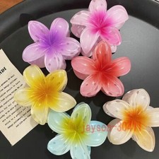 6X Flower Hair Claw Clips