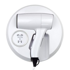 WALL MOUNTED HAIR DRYER WITH SHAVER SOCKET 1200W HOTEL DRAW BATHROOM