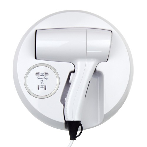 Wall mounted hair dryer - wall,