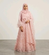 Pink Embroidered Anarkali Gown