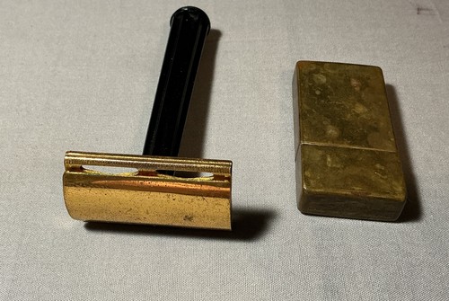 Gillette gold tech razor - tech,
