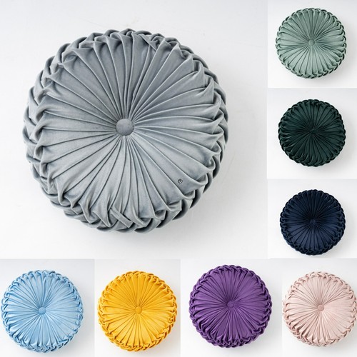 Velvet round cushion - velvet,
