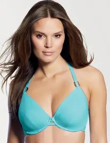 Bandless triangle bikini top - bandless,