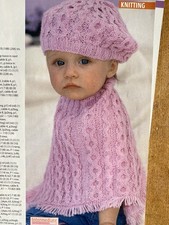 Child’s poncho & beret