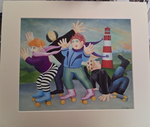 Beryl cook mounted print - cook,