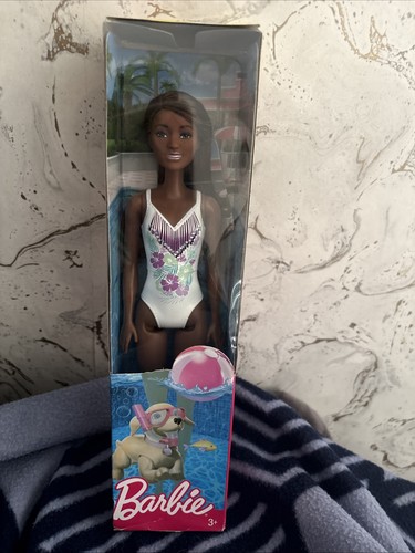 Barbie doll with - white, bathing