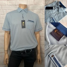 Gabicci Jersey Polo Shirt, Medium, Blue Azure, X06, New for 2026, BNWT.