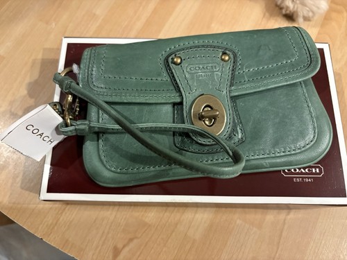Coach vintage green - , leather