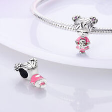 Daughter Girl Cat Lover Kitten Hug Hugging Love Pet Charm 925 Sterling Silver