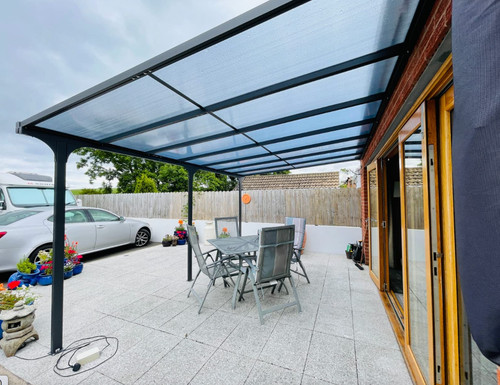 Wall mounted pergola outdoor - wall,