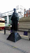 Photo 12x8 Sherlock Holmes Statue Marylebone This statue is outside Baker  c2016