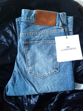 J. Lindeberg JEANS Blue Cotton Size 30x30 UK NEW WITH TAGS RRP 150.00