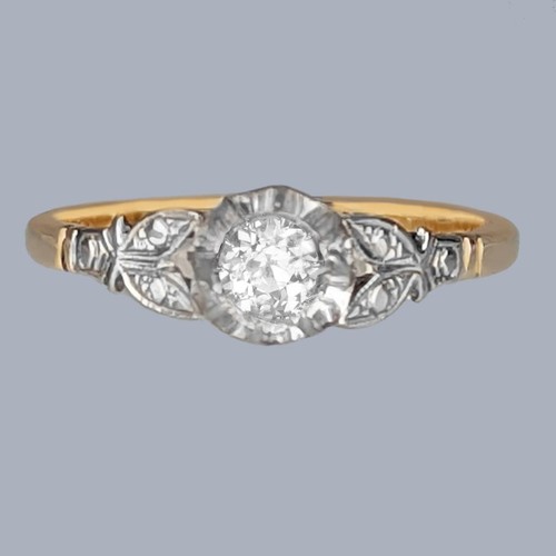 1920s diamond solitaire - 1920s, ring