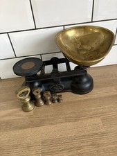 Vintage Salter Black Kitchen