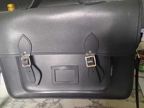 Zatchels grey leather - grey,