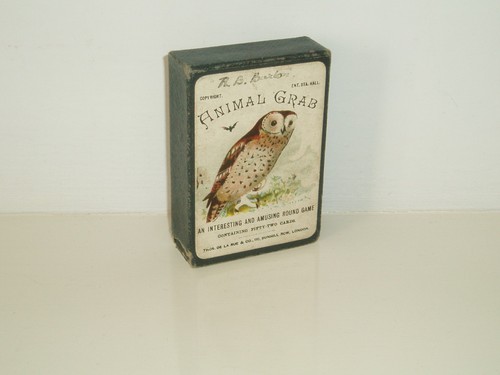 Antique animal grab card - antique,