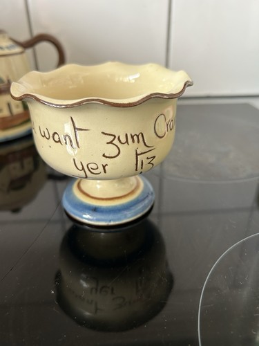 Pottery motto ware - pottery,