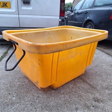 Mortar Tub 250kg Crane Forklift Container Building Construction Heavy Duty VGC