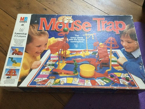 Vintage mouse trap board game - mouse,
