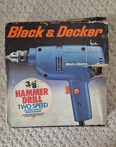 Vintage black decker 8 - vintage, 3/8"