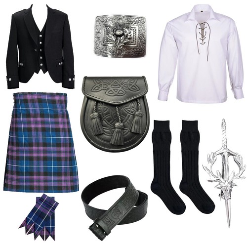 Scottish kilt package - kilt,