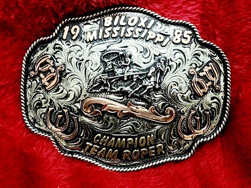 Rodeo trophy buckle - rodeo,
