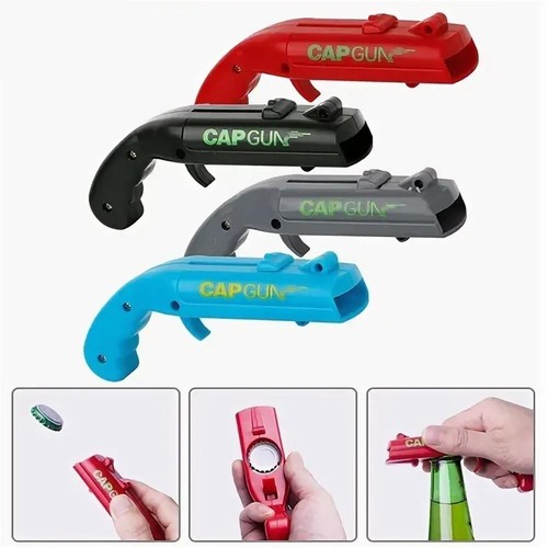 Creative cap gun bottle opener - cap,