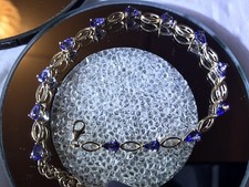 Tanzanite Bracelet 5.04ct  AA 8 Ins. (NEW BARGAIN!!)