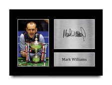 Mark Williams A4 Snooker Gift