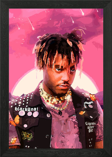 Juice wrld rapper - , framed