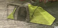 Portal Outdoor Beta 6 Green 2 Bedroom 6 Person Vis a Vis Tent With Canopy In Bag