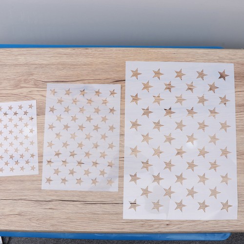 Pcs star stencils crafts for - 3,