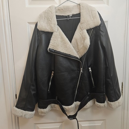 Faux leather fur - h&m,
