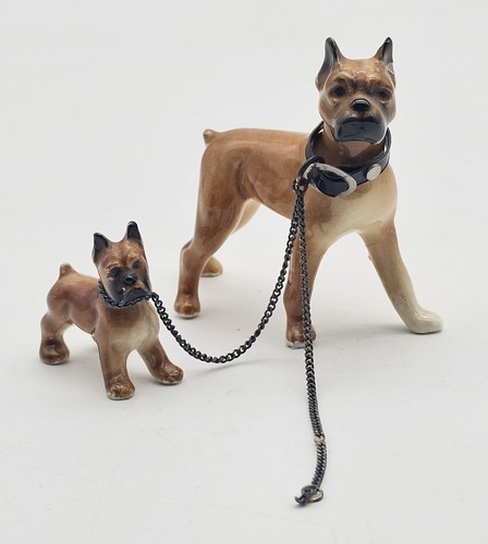 Vintage goebel porcelain boxer - vintage,