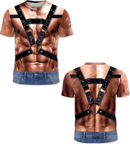 Funny leather harness - harness, t